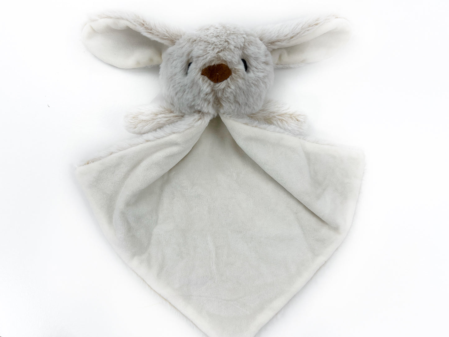 Personalized Bunny Lovey, Stuffed Bunny with Blanket, First Easter Gift, Easter Bunny