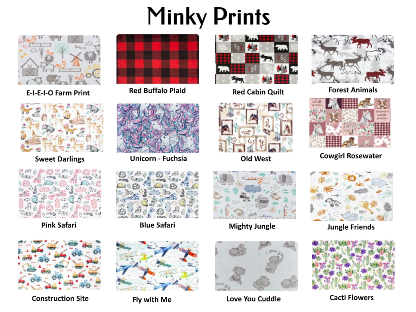 Personalized Baby Blanket, Denim Blue Minky, Safari Animals Nursery, Birth Stats and Zebra