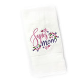 Personalized Embroidered Hand Towel – Custom Gift for Mom, Grandma, or Nana