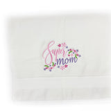 Personalized Embroidered Hand Towel – Custom Gift for Mom, Grandma, or Nana