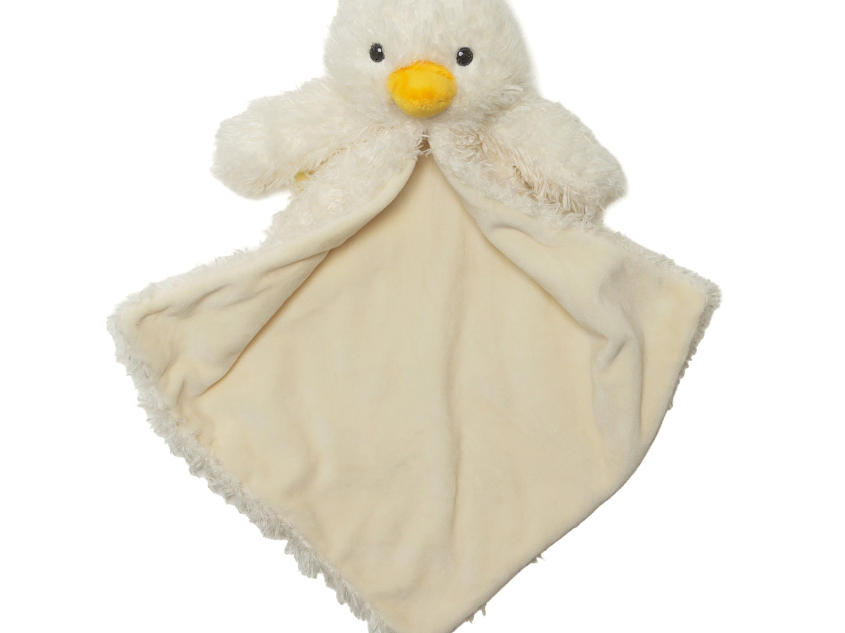 Personalized Duck Lovey, Yellow Ducky with Embroidered Name or Message