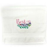 Personalized Embroidered Hand Towel – Custom Gift for Mom, Grandma, or Nana
