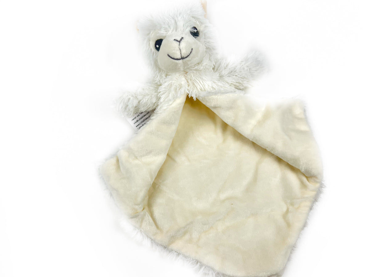 Personalized Llama Lovey, Stuffed Llama with Blanket, Newborn Gift, First Birthday Gift, Easter Gift
