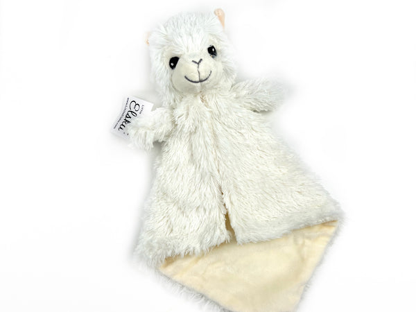 Personalized Llama Lovey, Stuffed Llama with Blanket, Newborn Gift, First Birthday Gift, Easter Gift