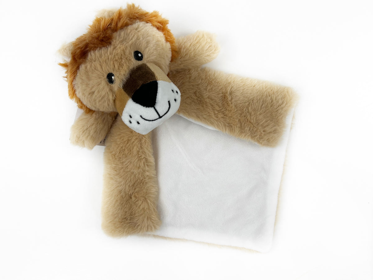 Personalized Lion Lovey, Baby Shower Gift