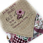 Minky Baby Blanket, Western Cow Girl Design, Birth Stats Blanket