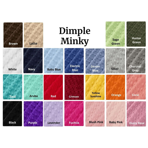 Choose minky fabric color
