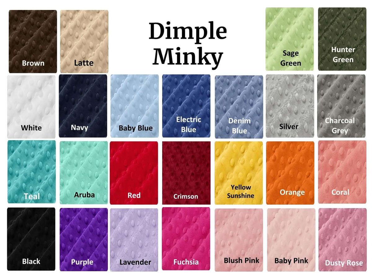 Choose minky fabric color