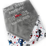 Personalized Baby Gray Fire Truck Blanket, Baby Birth Stats, Fire Trucks, Police Cars, Keepsake Baby Gift