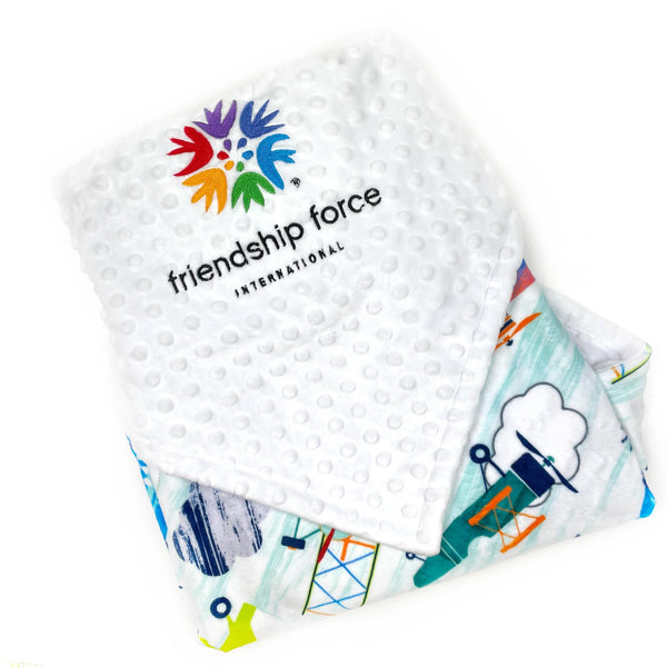 Minky Baby Blanket, Corporate Gift, Logo Blanket, Employee New Baby, Business Gift