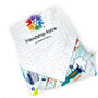 Minky Baby Blanket, Corporate Gift, Logo Blanket, Employee New Baby, Business Gift
