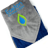 Minky Baby Blanket, Custom Blanket for PurposeEnergy, Personalized Corporate Gift, Company Logo, Personalized Minky Blanket
