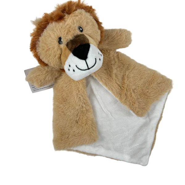lion lovey in tan and brown