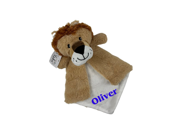 Personalized Lion Lovey, Baby Shower Gift