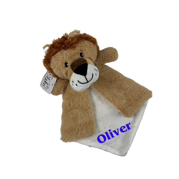 Personalized Lion Lovey, Baby Shower Gift