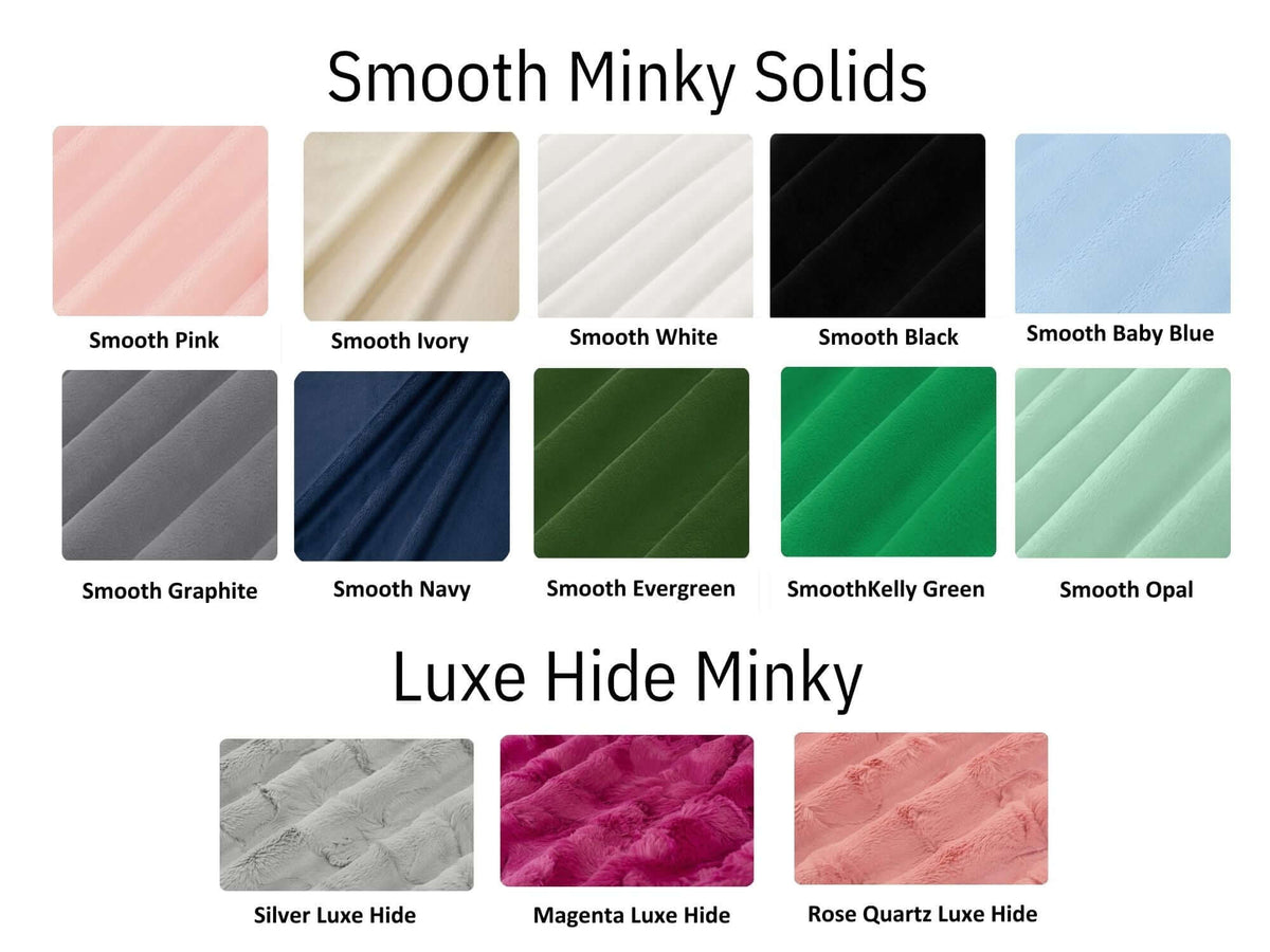Choose minky fabric colorChoose minky fabric color