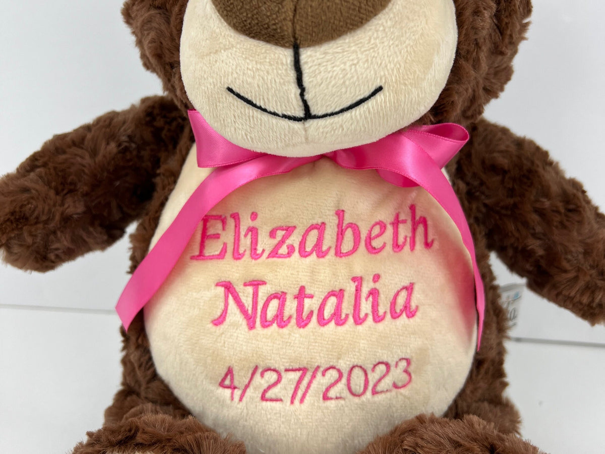 Ring Bearer Teddy Bear for Personalized Gift for Wedding Planner a Stuffed Animal Toy with Name