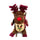 Personalized Brown Reindeer, Christmas Reindeer, Stuffed Animal, Newborn Gift, 1st Birthday Gift, Keepsake