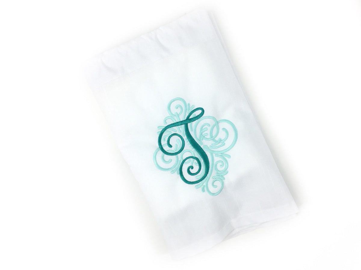 Monogrammed Bathroom Hand Towels - Decorative Guest Towel - Wedding Gift