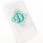 Monogrammed Bathroom Hand Towels - Decorative Guest Towel - Wedding Gift